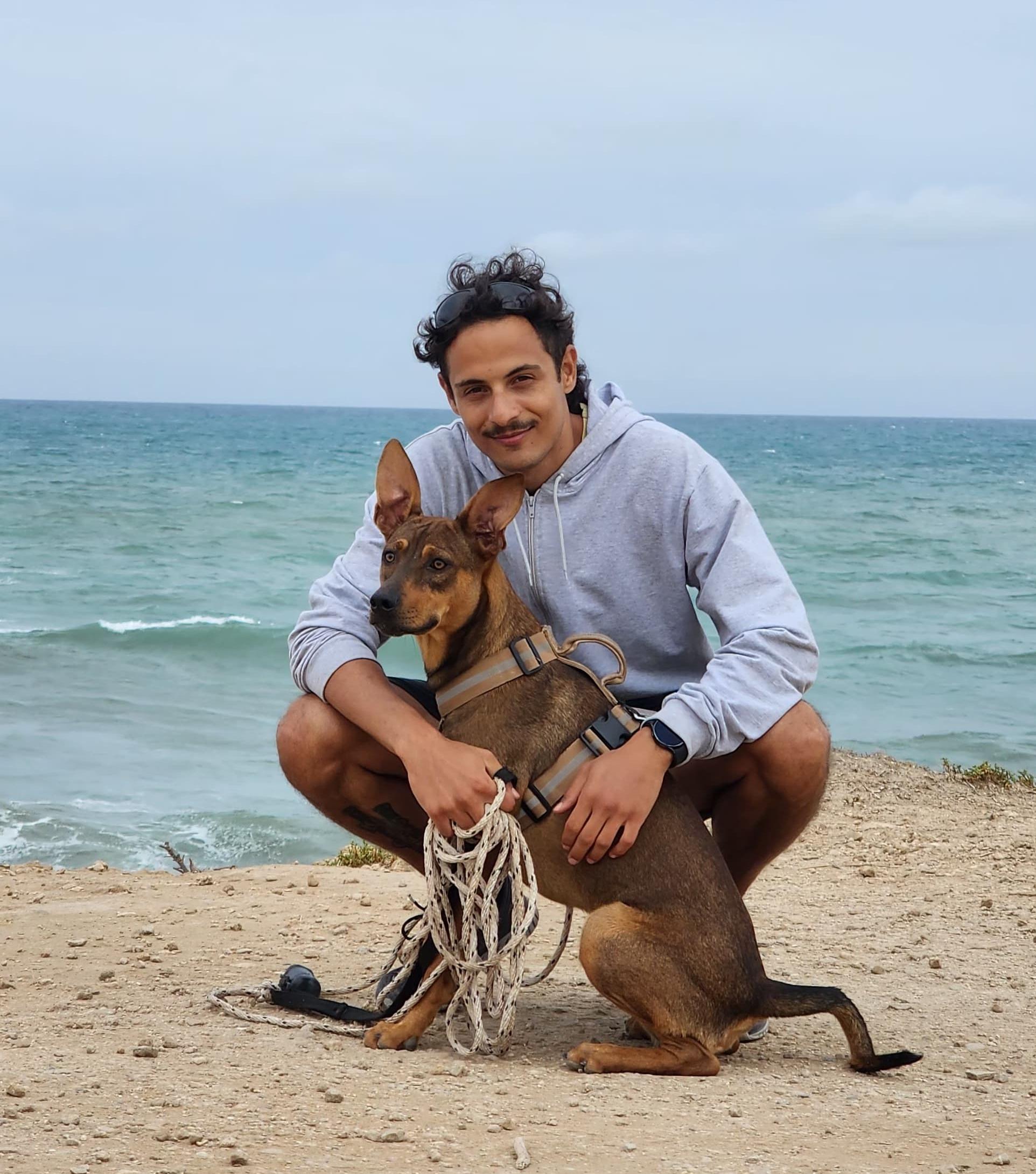 Jan 2025. Atahualpa's first vacation. Miramar, Buenos Aires, Argentina.